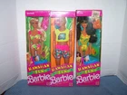 Vintage 1990 Mattel Barbie Hawaiian Fun Barbie Ken Kira LOT NRFB  TJ