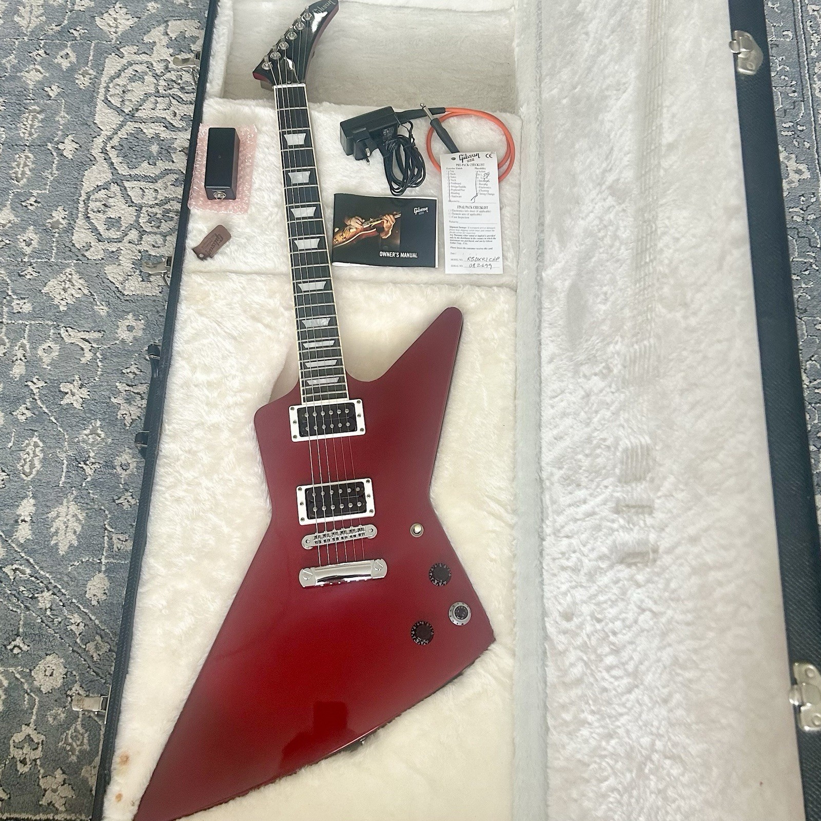 2008 Gibson Robot Explorer Metallic Red Original Robot System with Case