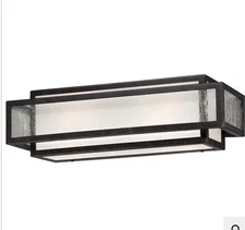 Minka-Lavery Camden Square 2 Light 17" Wide Bathroom Bath Bar  4872-283