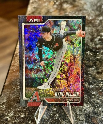 2026 Topps Series 1 RYNE NELSON #/10 BLACK HOLO FOIL Diamondbacks