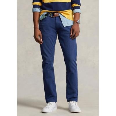 Polo Ralph Lauren Mens Slim fit Varick Denim Jeans 36 / 34 Blue Solid