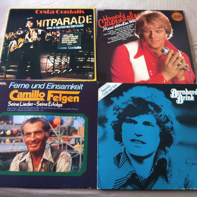 4    versch.   LP´s   -   Carpendale, Costa Cordalis , CAMILLO , Bernhard Brink
