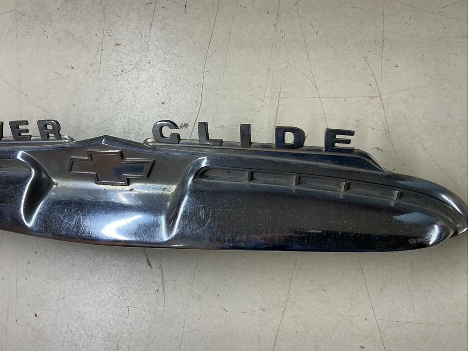 Chevrolet Deluxe Styleline 1951 1952 maletero "Power Glide" emblema mango #3695666 Foto 4 de 4