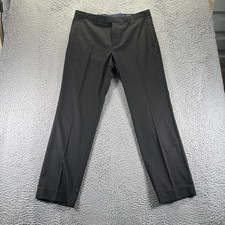 Banana Republic Pant Men's 35x32 Black Polyester Dress Straight Classic Office