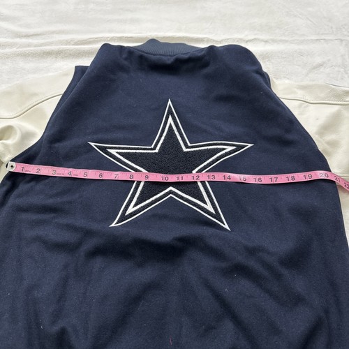 đŸ”¥Starter Dallas Cowboys Varsity Bomber Giacca Uomo Small Blu Navy Prezzo al pubblico consigliato $450 - Foto 16 di 24