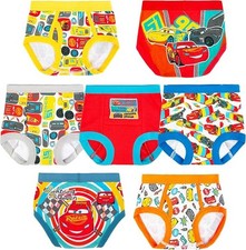 Disney boys Cars Training Pants  4pk Briefs Underwear 7pcs NEW SEALED