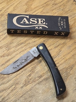 New Case XX Black Synthetic Smooth Sod Buster 2138 SS Folding