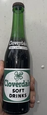 FULL 10oz CLOVERDALE ACL SODA BOTTLE BALTIMORE MD ROOTBEER