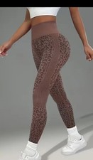 Womens High Waist Yoga Pants Stretch Ladies Leggings Gym Sports Fitness size S  