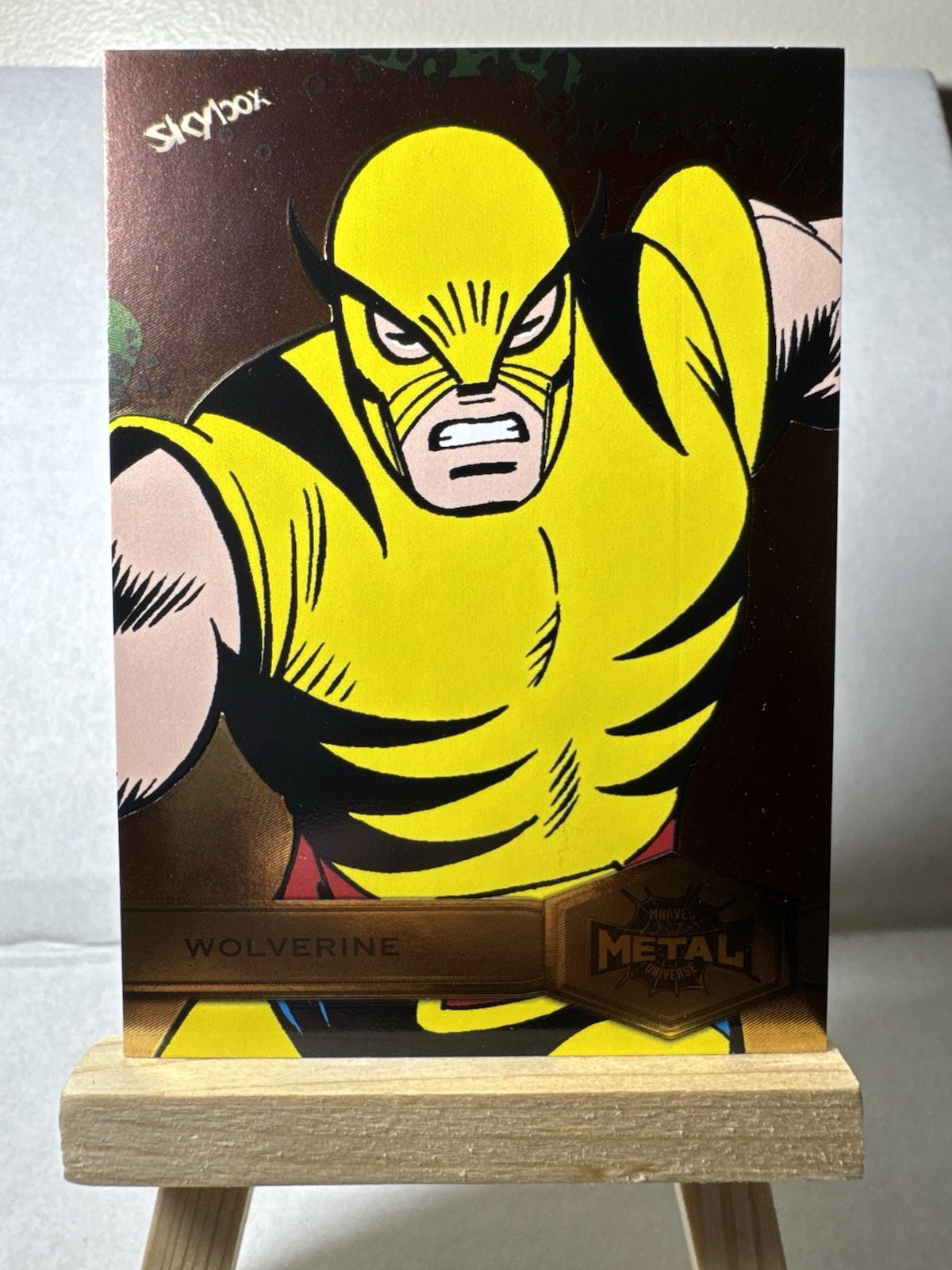 2021 Skybox Marvel Metal Universe Spider-Man Gold Wolverine #200 LP
