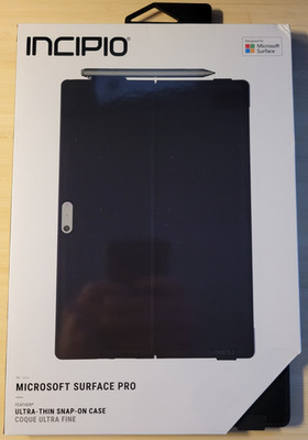 Incipio MRSF-101-BLK Black Feather Snap-On Case for Microsoft Surface Pro