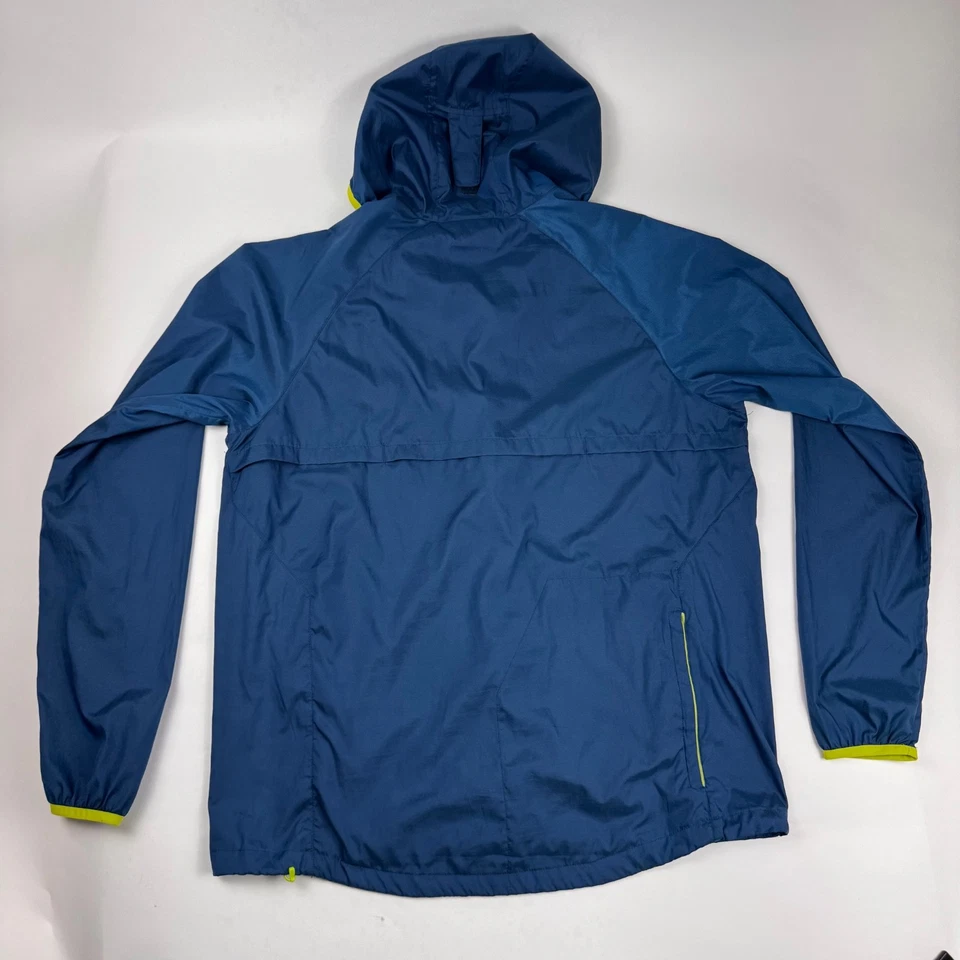 Merrell SelectDry Mens Size XL Blue Windbreaker Lightweight Hooded Shell Jacket - Image 4 of 4