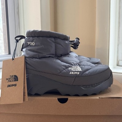 North Face x Skims Nuptse Traction Chukka Boots Gunmetal Men's 6