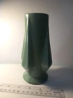 A matte green glazed Catalina Island Art Deco pottery vase. Early 20th Century A