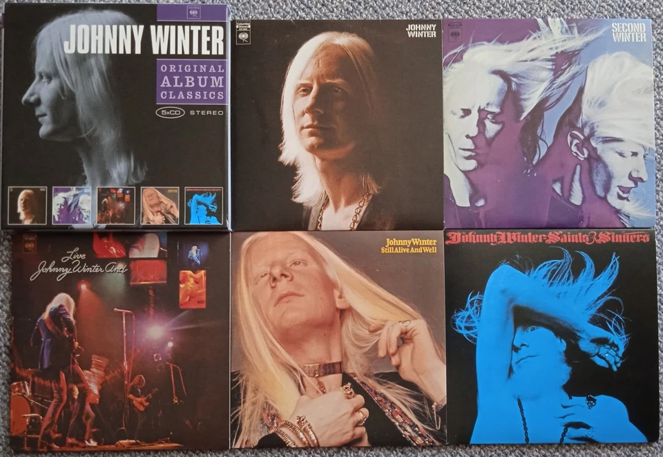 JOHNNY WINTER - Original Album Classics (5 CD Set, Blues/Blues Rock, 2010) - Bild 3 von 4