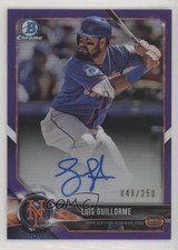 2018 Bowman Chrome Prospect Purple Refractor 48/250 Luis Guillorme Auto 0v0