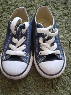 Converse Navy Lace Up Daps UK Size 5 Infants