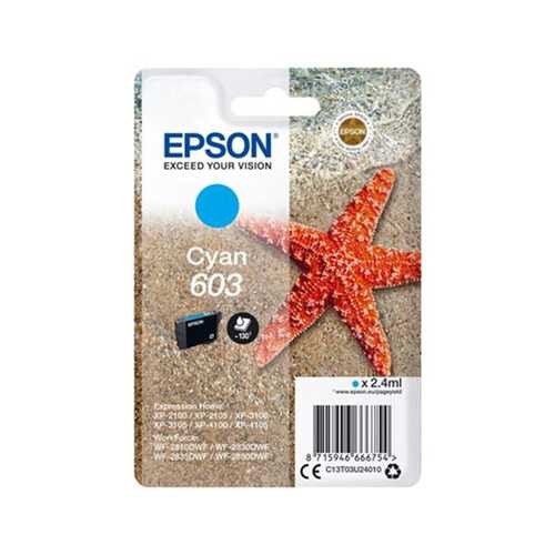 Epson 603 - Inktcartridge / Cyaan (2,4 ml) - 第 1/1 張圖片