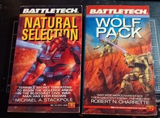 Fasa Battletech Wolf pack  Natural Selection SC 1st 1992 Books in fine