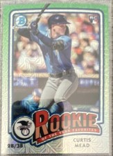 2024 Bowman - Mega Box Chrome ROY Favorites Curtis Mead #ROY-10 Mojo Refractor