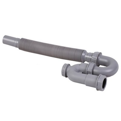 Washbasin Water Sink S-bend Flexible Anti-odour Drain Pipe U-shaped Drain Pipe