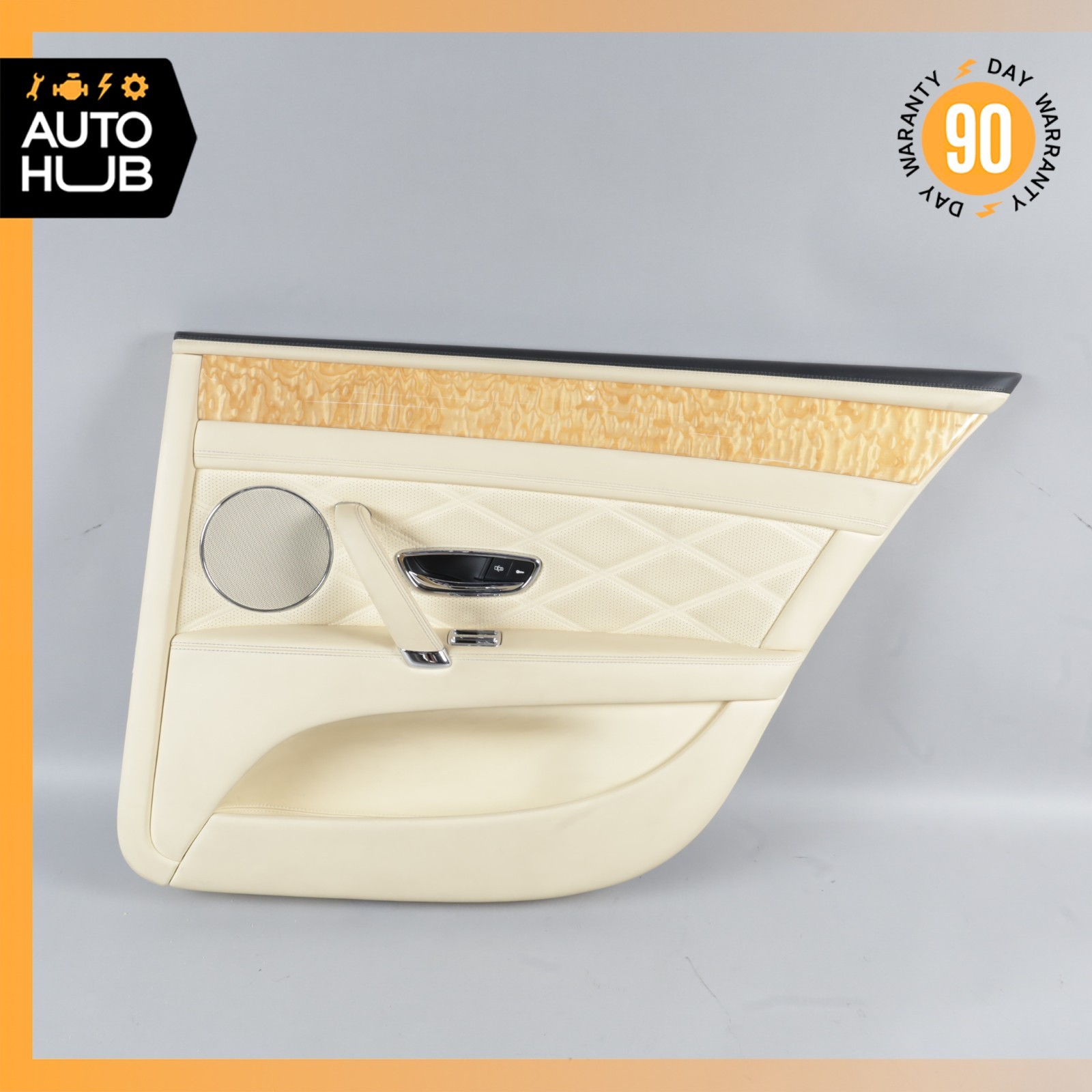 14-18 Bentley Flying Spur Rear Right Side Interior Door Panel 4W0868770F OEM 40k