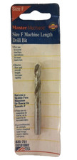 MASTER MECHANIC SIZE F MACHINE LENGTH DRILL BIT NIP NEW NOS