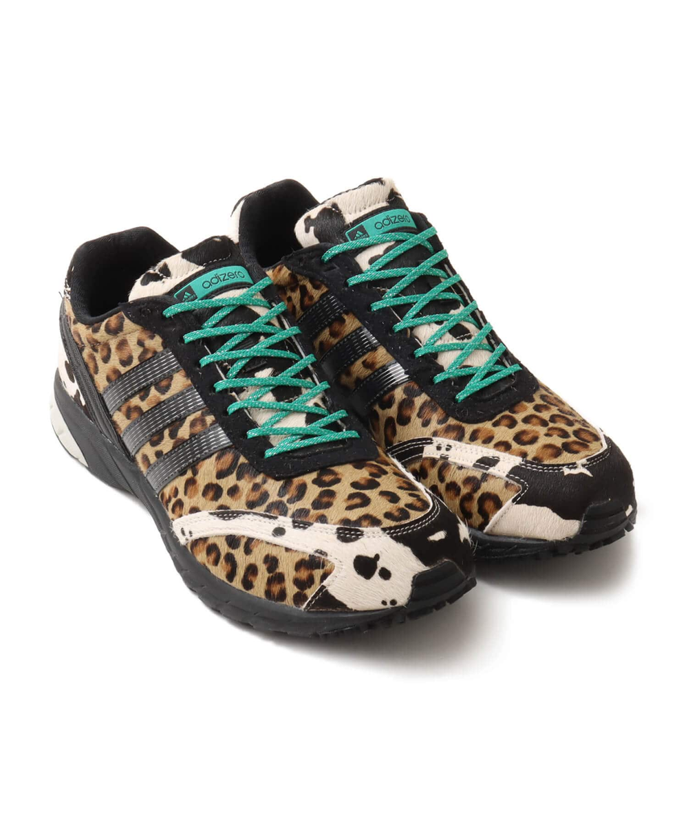 靴 Adidas Adizero adios og w leopard adidas WMNS Adizero Adios OG Leopard Brown JR6023 Women's Size | eBay