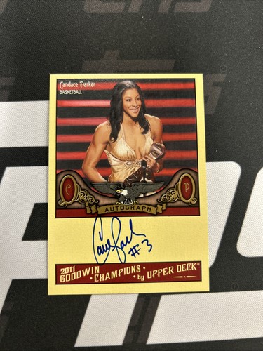 2011 Goodwin Champions Candace Parker On Card Auto