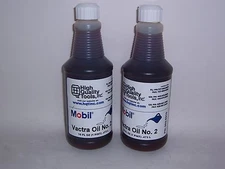2 PINTS OF MOBIL VACTRA WAY OIL #2 BRIDGEPORT, HAAS MILLS & HARDINGE LATHES