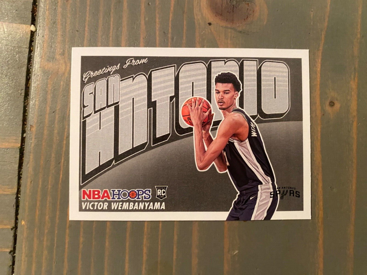 Victor Wembanyama 2023-24 NBA Hoops Rookie Greetings from San 