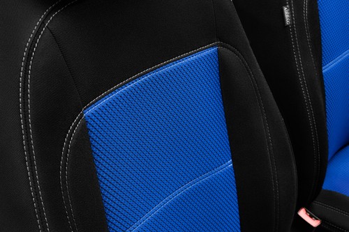 Fundas de asiento Fundas de asiento delanteras Erjot azul para Peugeot 405 I (15B) - Imagen 2 de 2