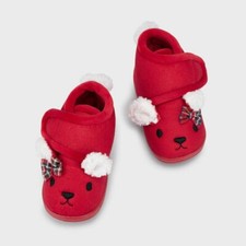 MAYORAL girls Home Slippers, red.