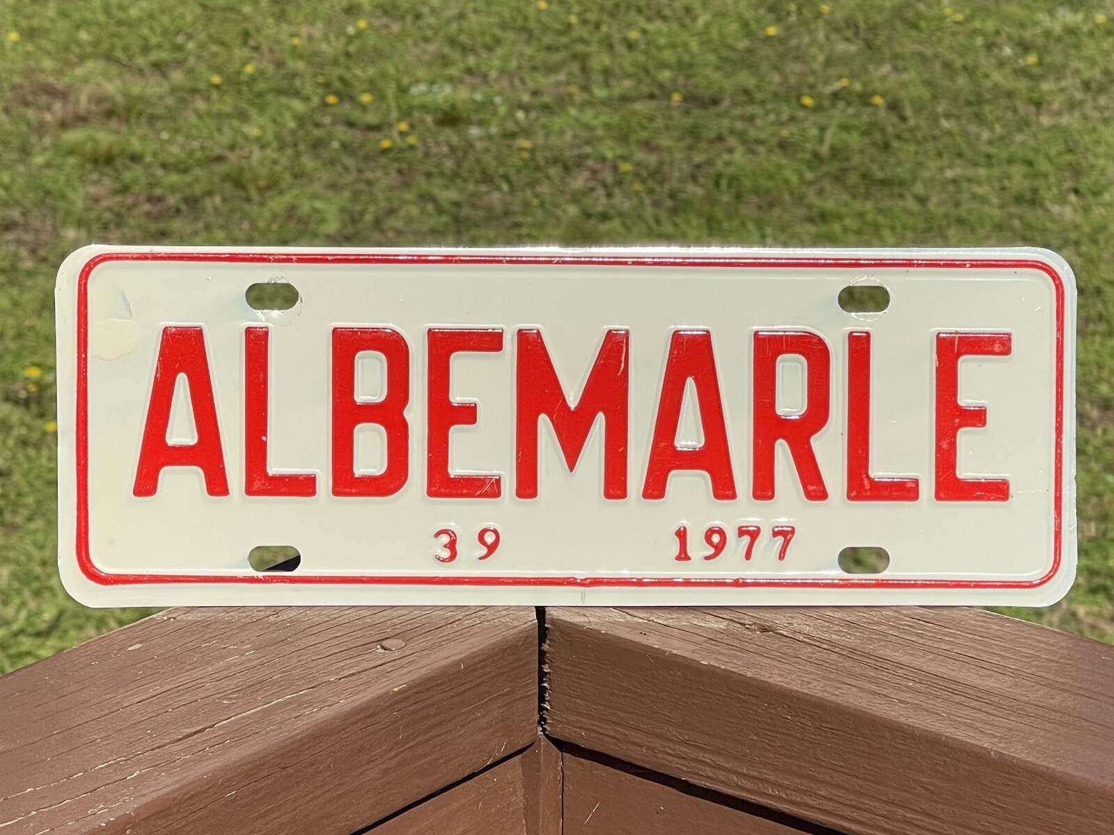 Albermarle North Carolina License Plate 1977 39 NC City Plate eBay