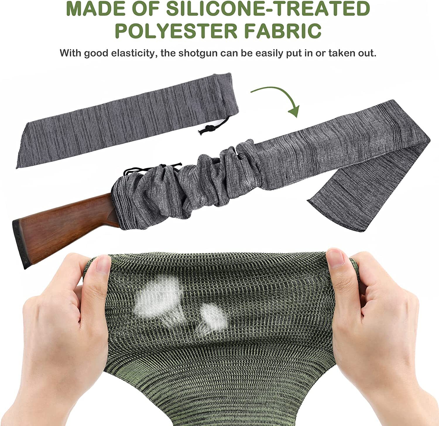 Silicone Gun Socks Treated Sleeve Shooting Cover for Guns Protection