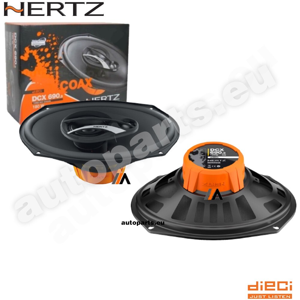 Casse Hertz DCX 690.3 Coppia 6x9 180W | Audio Auto Alta Qualità