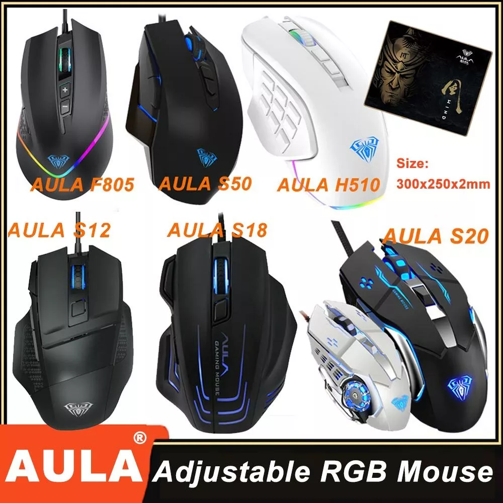 Buy Mouse, RGB Backlight High Accuracy Ergonomic Structure 8