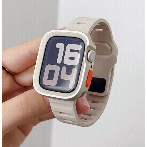 Soft Bumper Case For Apple Watch Ultra 49mm iWatch 9 8 7 6 5 SE 45mm 41mm Cover - Picture 3 of 28