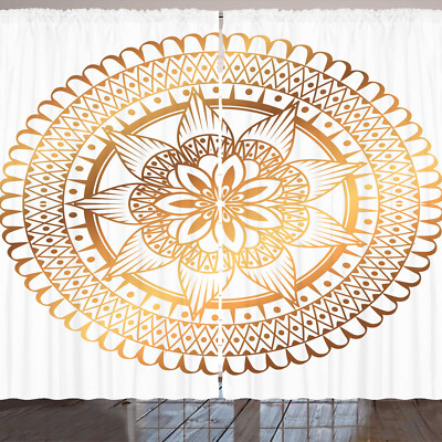 Mandala Rustikale Gardine Circular Blumenkunsttherapie