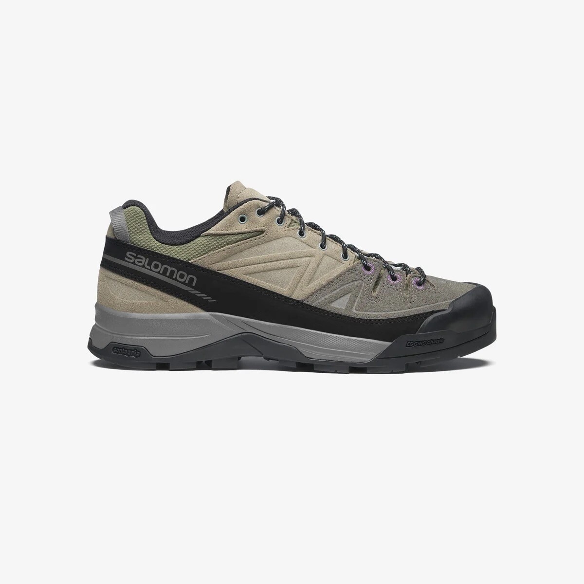 SALOMON X Alp LTR UOMO TAGLIA 9 5 peltro cachi vintage nero