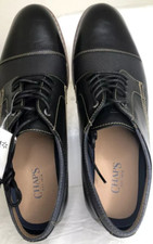 MEN'S Chaps DAY WEAR Casual Dress Preppy SHOES BLACK NIB Sz 11