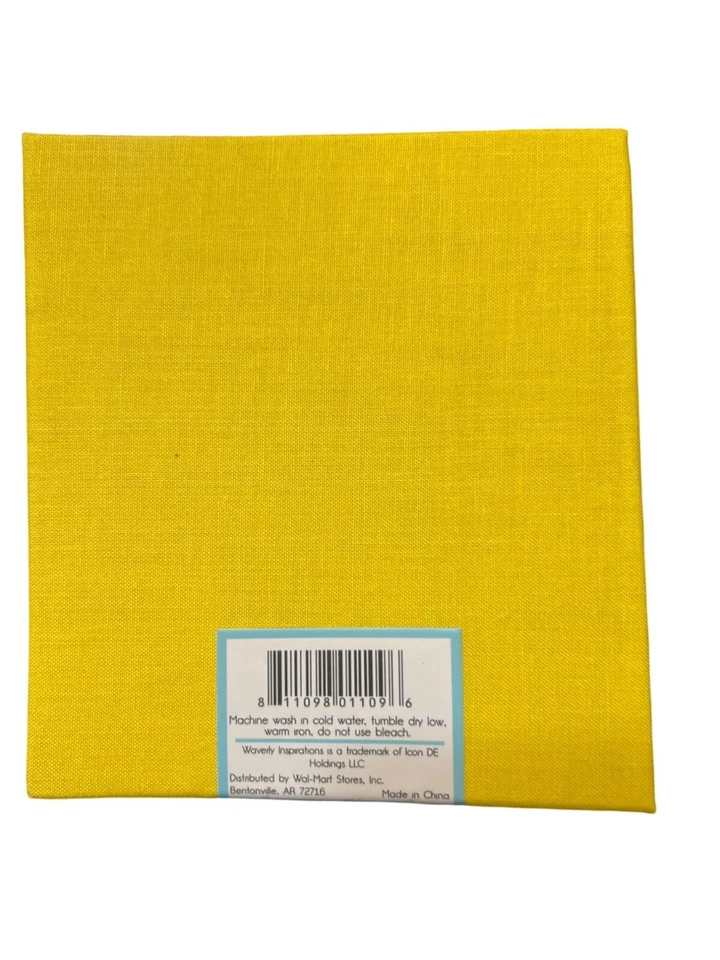 Waverly Inspirations Fat Quarter 18" x 21" Solid Sunshine 100% Cotton Fabric NEW - Image 3 of 3