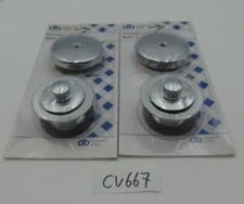 Dearborn Brass K27 Uni-Lift Bath Tub Drain Conversion Kit Chrome Lot of 2 Sets