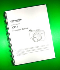 Owners Manual for Olympus XZ-1 Camera 94 Pages W/Clear Covers 