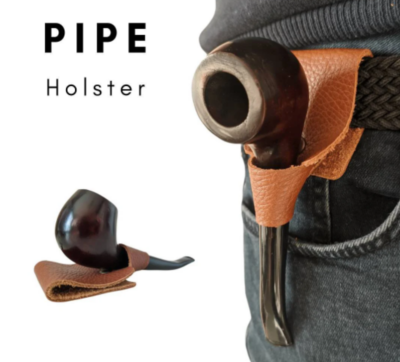 holder tobacco pipe Leather Pipe Holster, Tobacco Pipe Stand, Belt Pipe Holder, Smoking Bowl, Tobacco