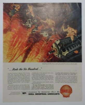 1945 Shell Industrial Lubricants Advertisement | eBay