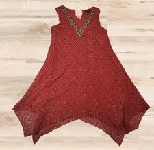 Love Reign Πορτοκαλί φόρεμα με βελονάκι μέχρι το γόνατο Γυναικείο μέγεθος Μεγάλο