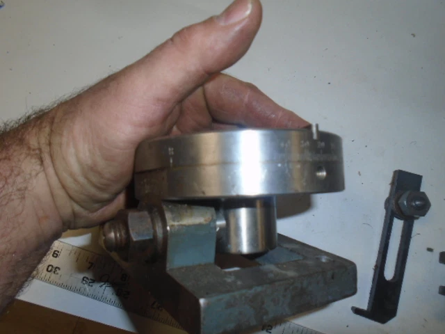 MOLINO DE TORNO DE MAQUINISTA Mesa Giratoria Micro Inclinable de Precisión Alemana 4" Graduada Foto 4 de 4