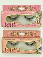 Ioni 3D Faux Mink Eyelashes-100% Handmade - Couture Luxury Lashes - Cruelty Free