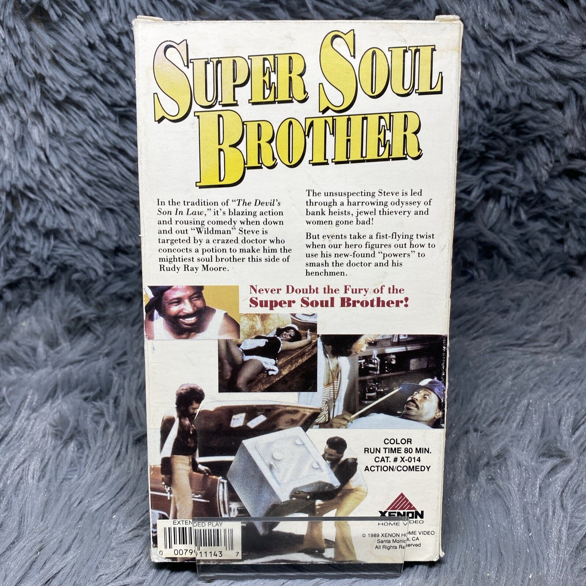 Super Soul Brother VHS Tape 1989 Wildman Steve